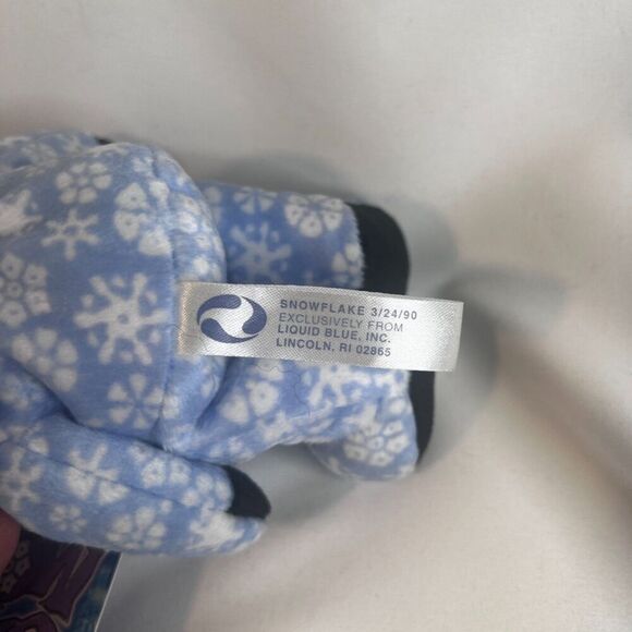 Grateful Dead Bean Bear Collection by Liquid Blue NWT "Snowflake"Bear 1990 - Picture 3 of 8